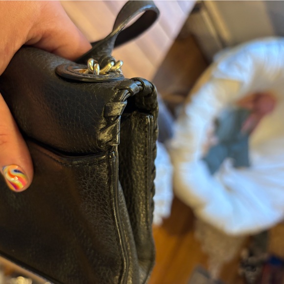 Small Black Leather Tory Burch Crossbody Bag - Picture 11 of 14